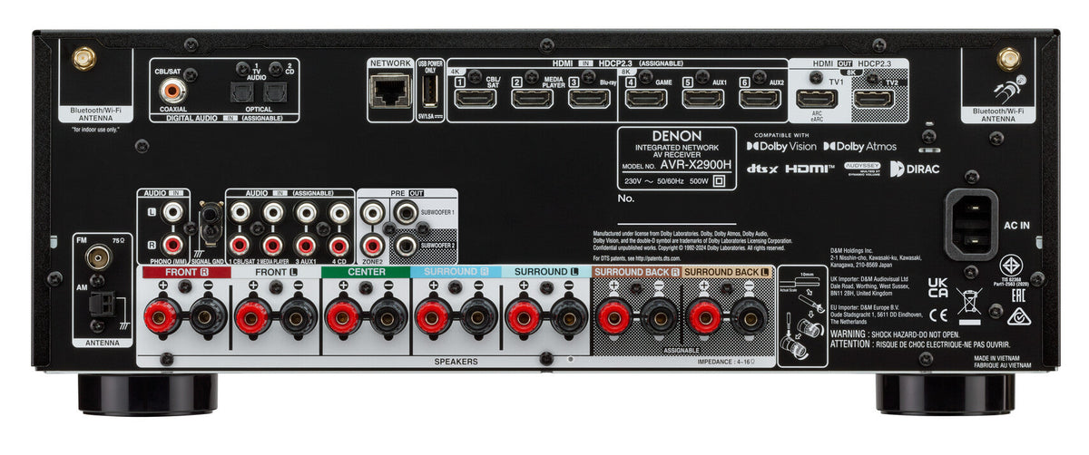 Ресивър за домашно кино Denon AVR-X2900H Denon