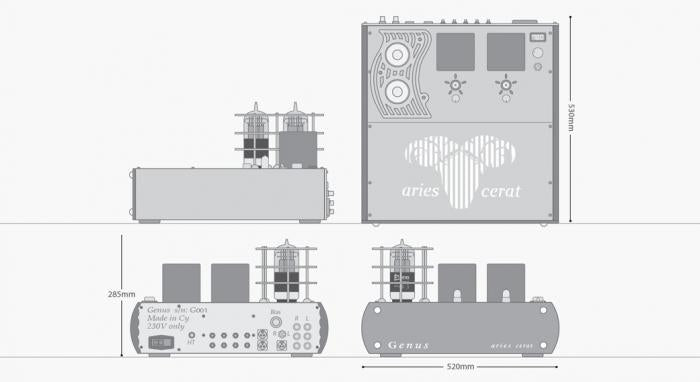 High End усилвател Aries Cerat Genus - Sofia Audio Center