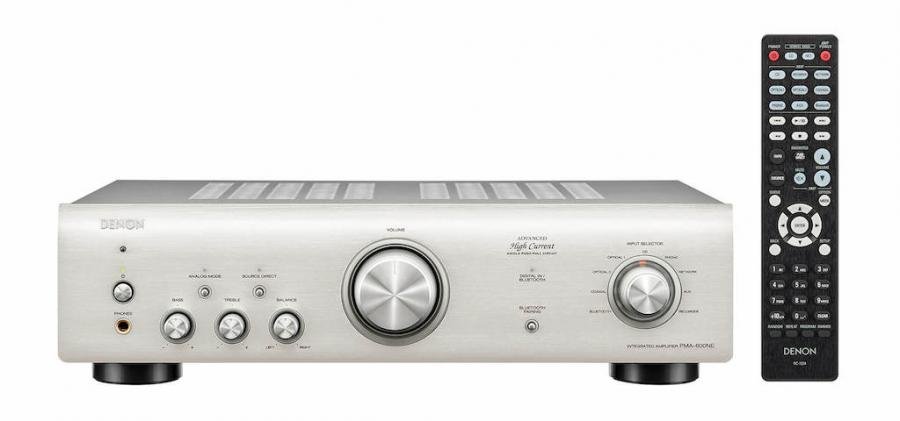 Интегриран усилвател Denon PMA 600NE челно сребърен