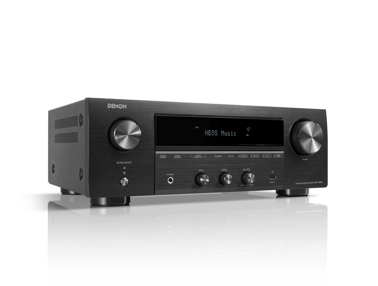 Ресивър за домашно кино с 2 канала Denon DRA - 900H странично