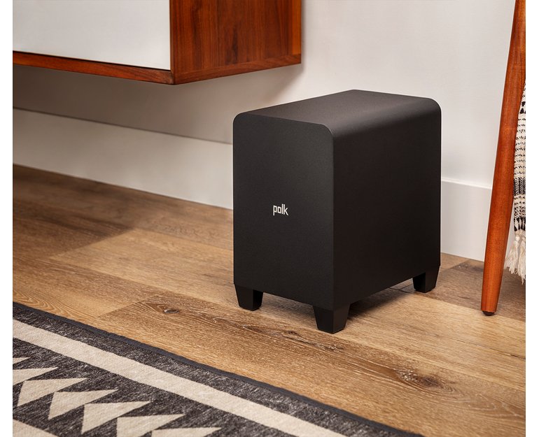 Саундбар с безжичен субуфер Polk Signa S4 субуфер в интериор