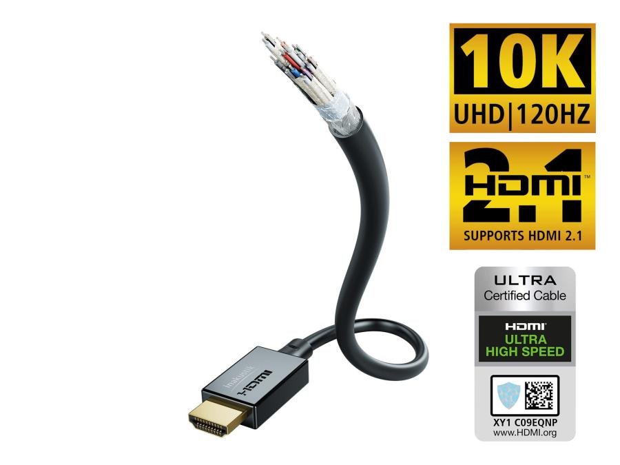 Ultra High Speed HDMI Cable In - akustik HDMI 2.1 - 2m - Sofia Audio Center